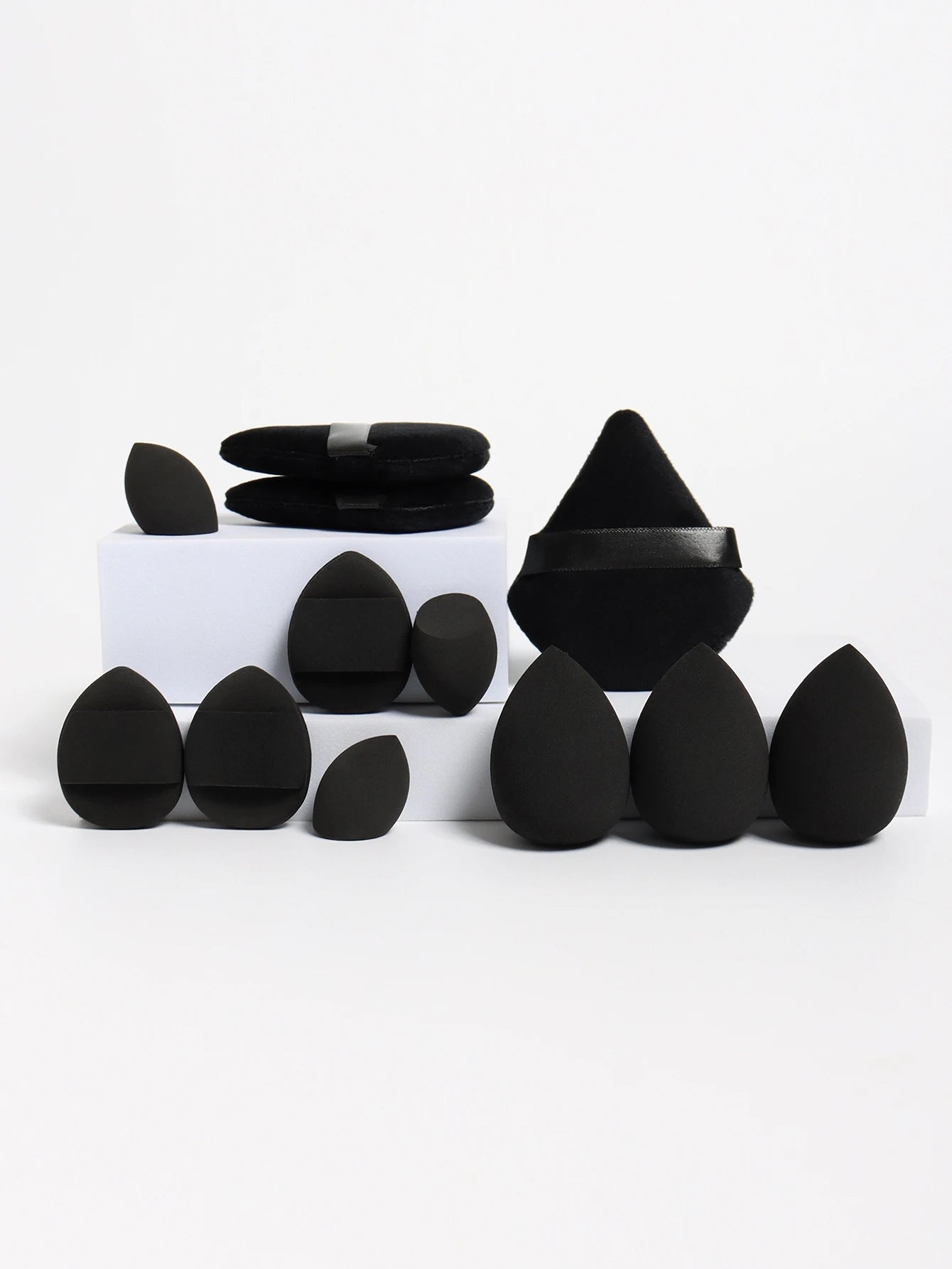 12 - Piece Makeup Sponge & Puff Set | Blender + Puff + Mini Combo - Katchy Vibez