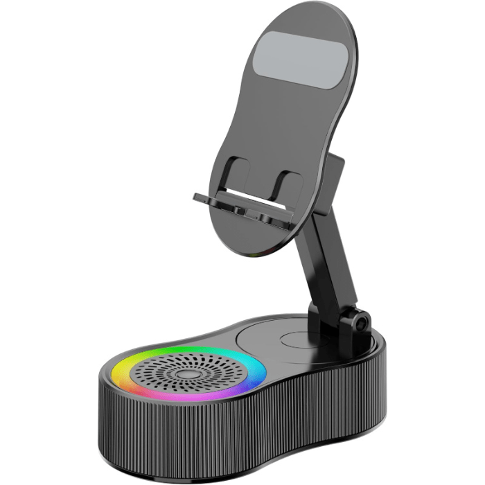 5 - in - 1 Bluetooth Speaker Phone Stand | Watch. Charge. Play. Anywhere. - Katchy Vibez