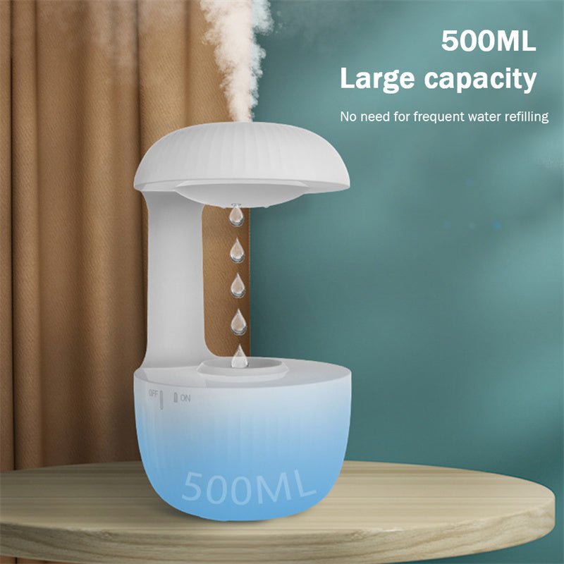 Anti - Gravity Water Drop Humidifier - Cool Mist & Quiet - Katchy Vibez