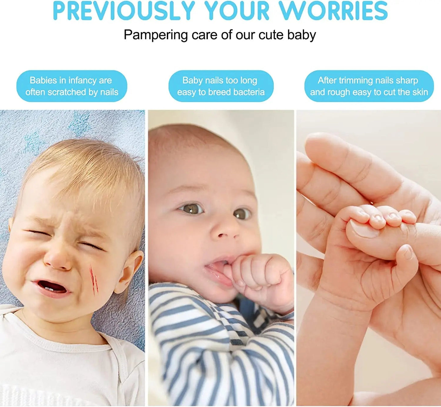 Baby Nail Trimmer | Gentle, Quiet & Stress - Free - Katchy Vibez
