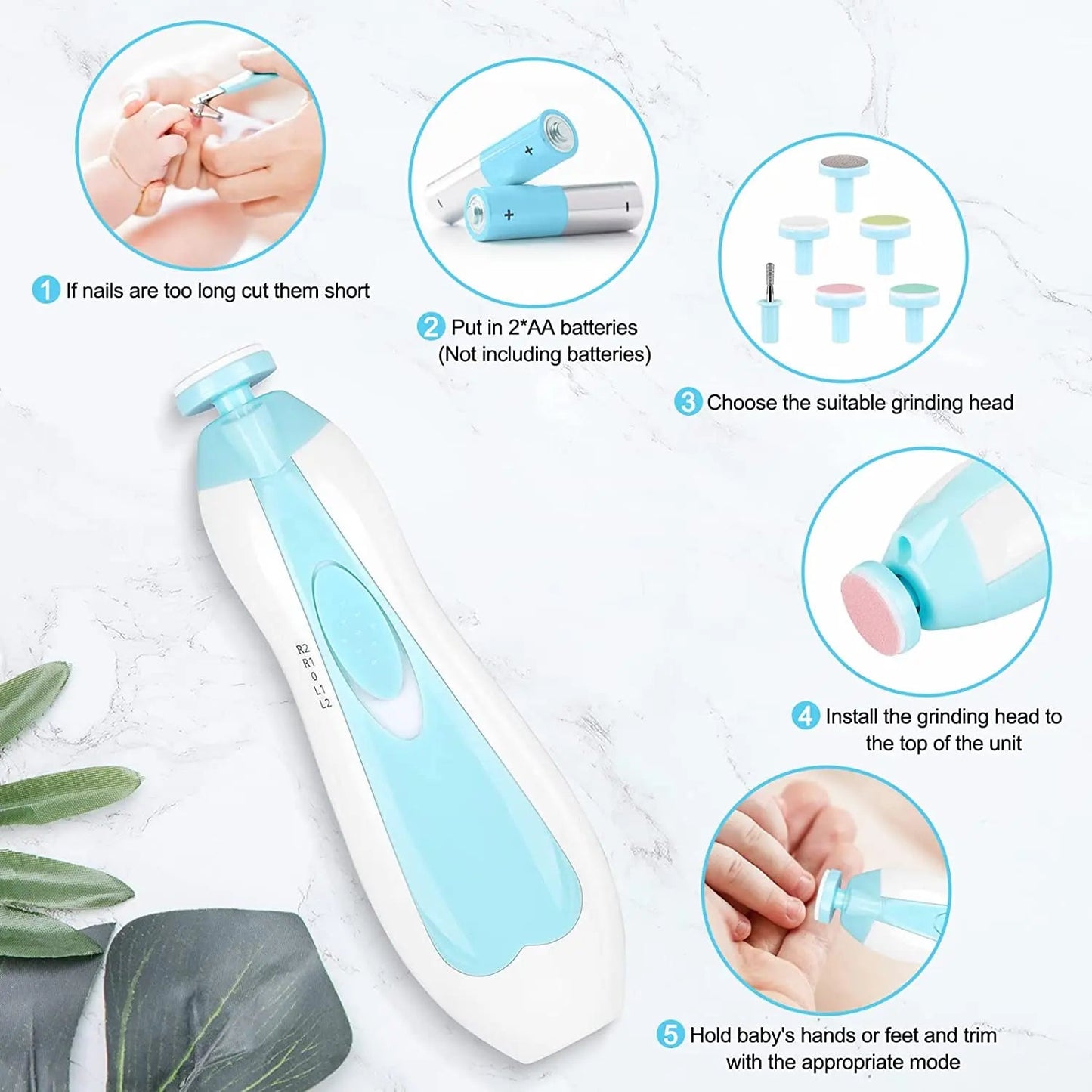 Baby Nail Trimmer | Gentle, Quiet & Stress - Free - Katchy Vibez