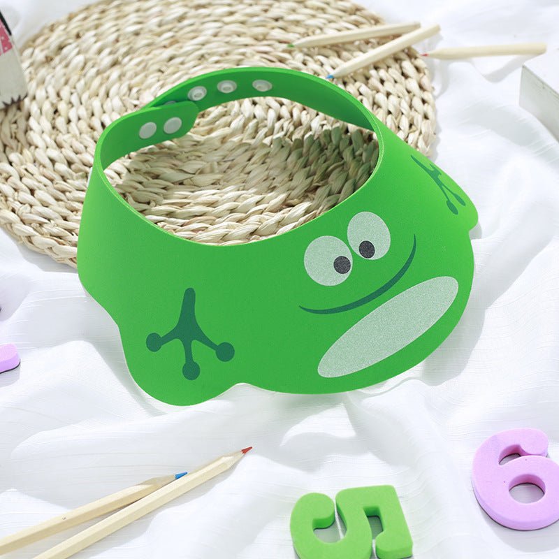 🔗Baby Shower Cap – Bath Visor for Eye & Ear Protection - Katchy Vibez