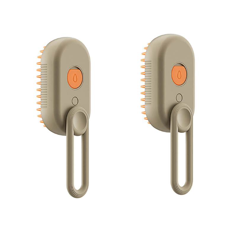 🔗Cat Steam Grooming Brush – Rechargeable Spray & Shedding Comb - Katchy Vibez