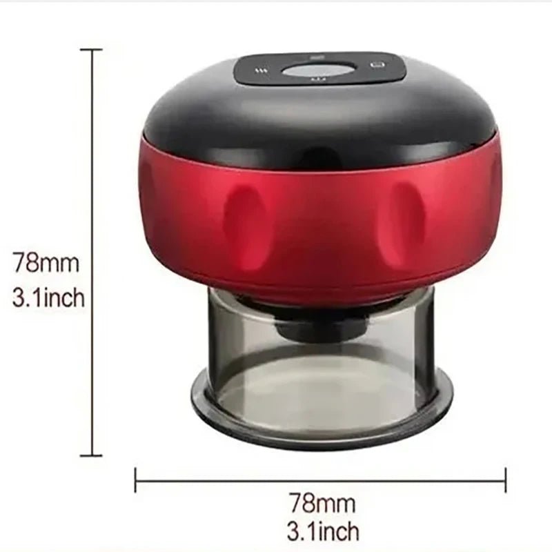 Electric Cupping Therapy Machine | Deep Tissue Massage & Heat Therapy - Katchy Vibez