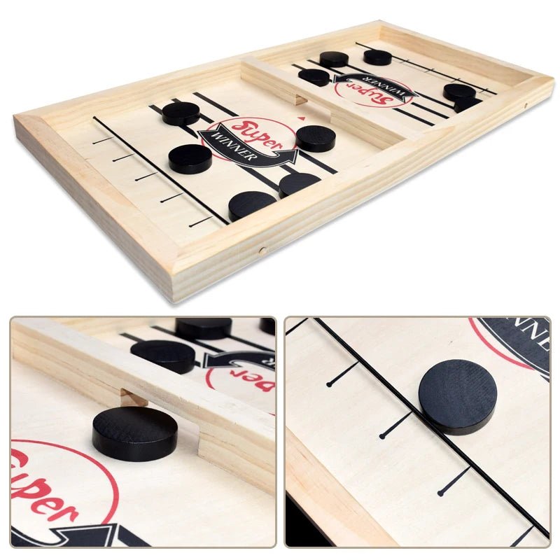 Fast Sling Puck Game | Table Hockey Challenge - Katchy Vibez