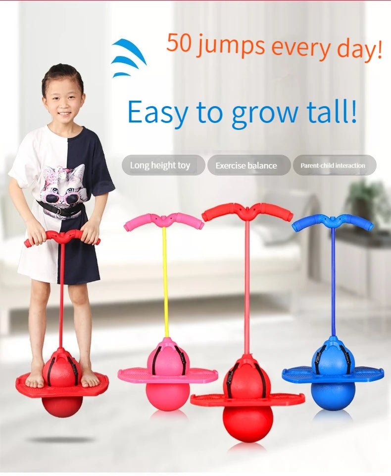 JumpFrog Balance Trainer | Bouncing Ball Fitness Toy for Kids - Katchy Vibez