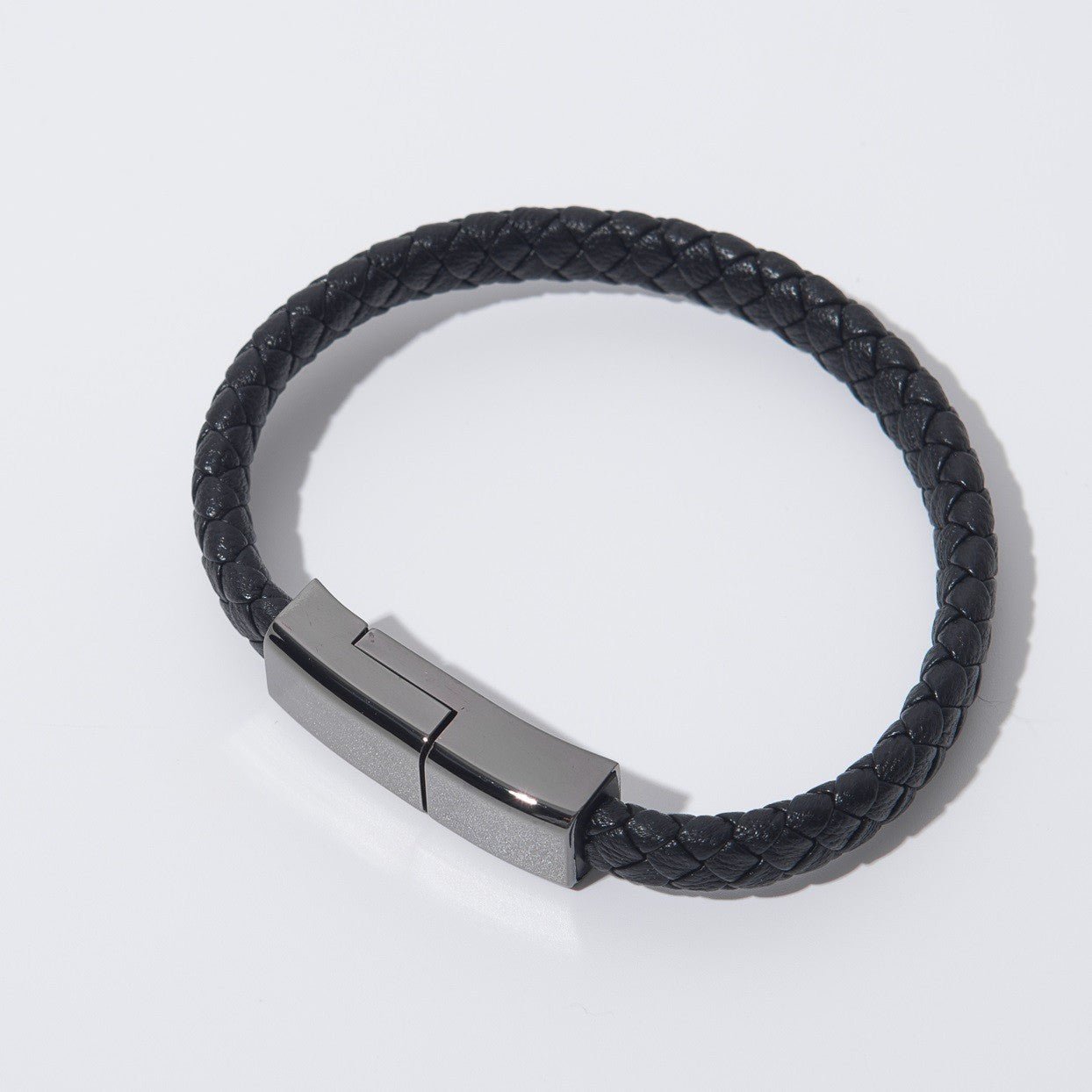 Leather Mini USB Bracelet Data Charging Cable - Katchy Vibez