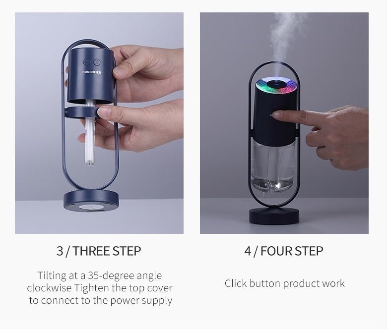 Magic Shadow USB Humidifier with Projection Night Lights - Katchy Vibez