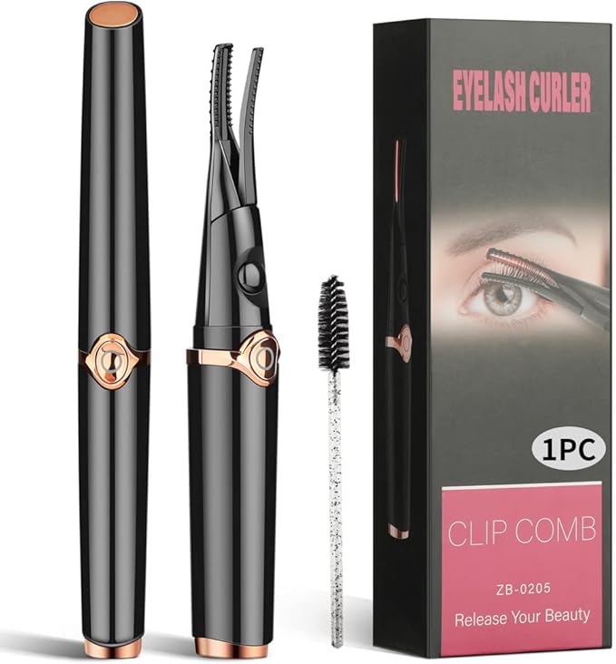 🔗USB Heated Eyelash Curler | 3 - Temperature Settings for Perfect Curls - Katchy Vibez