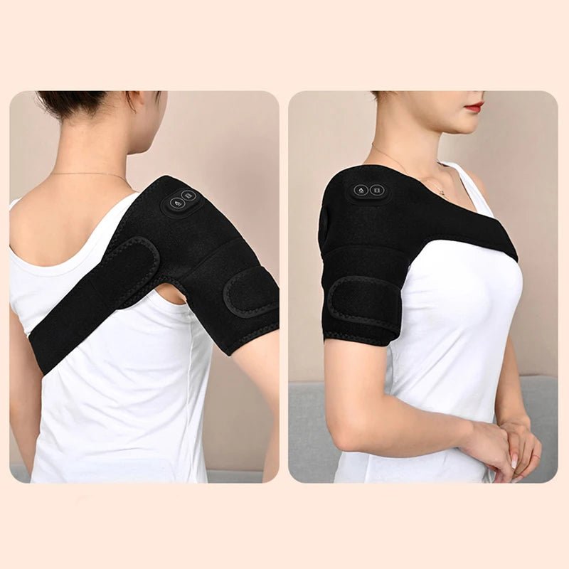 USB Heated Shoulder & Knee Pad | Adjustable Therapy Wrap - Katchy Vibez