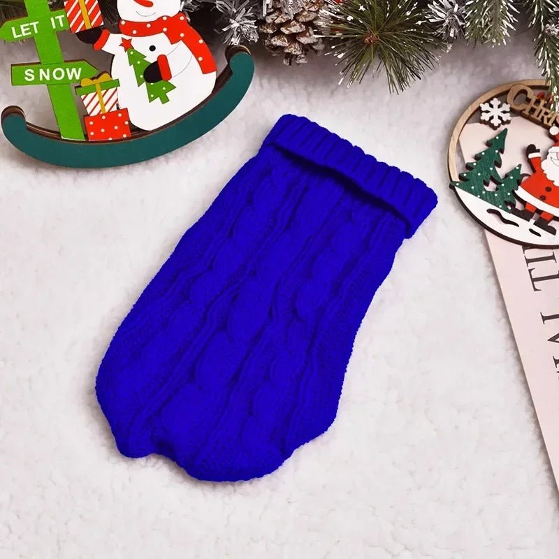 🔗Warm Twist Design Knited Pet Sweater - Katchy Vibez