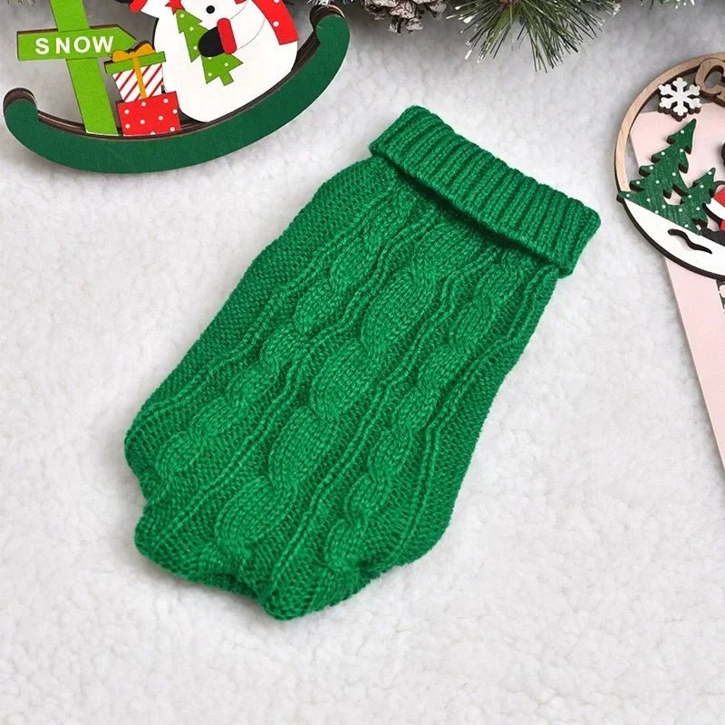 🔗Warm Twist Design Knited Pet Sweater - Katchy Vibez