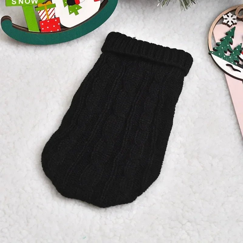 🔗Warm Twist Design Knited Pet Sweater - Katchy Vibez
