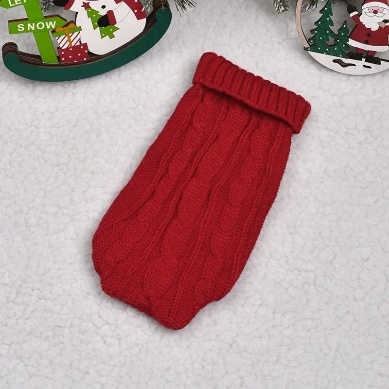🔗Warm Twist Design Knited Pet Sweater - Katchy Vibez