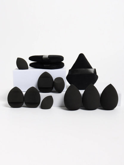 12 - Piece Makeup Sponge & Puff Set | Blender + Puff + Mini Combo - Katchy Vibez