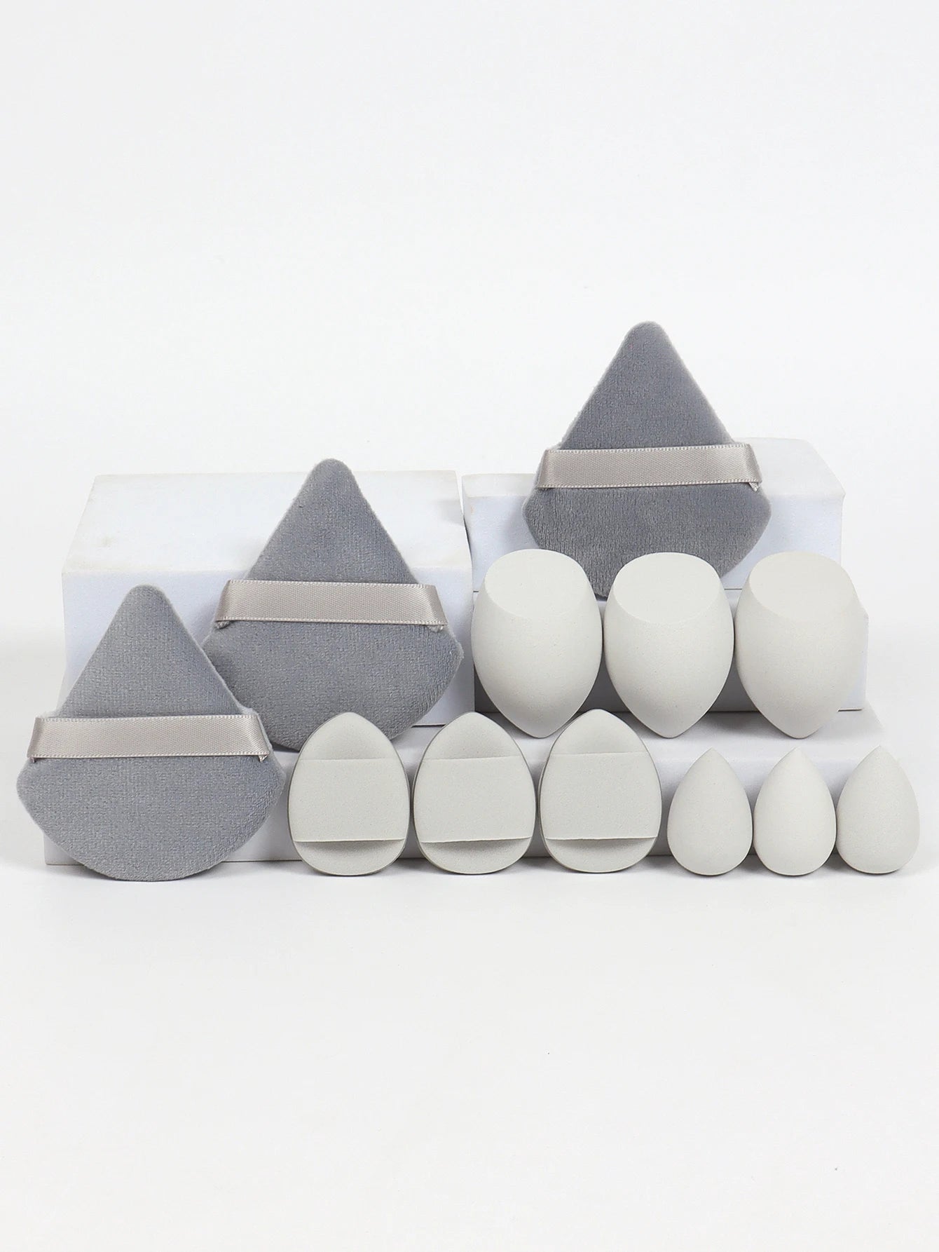 12 - Piece Makeup Sponge & Puff Set | Blender + Puff + Mini Combo - Katchy Vibez