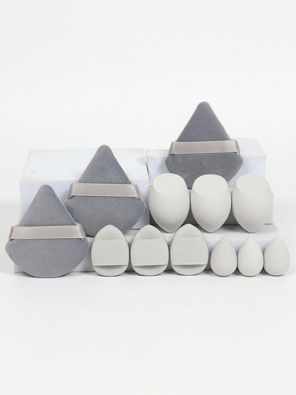 12 - Piece Makeup Sponge & Puff Set | Blender + Puff + Mini Combo - Katchy Vibez