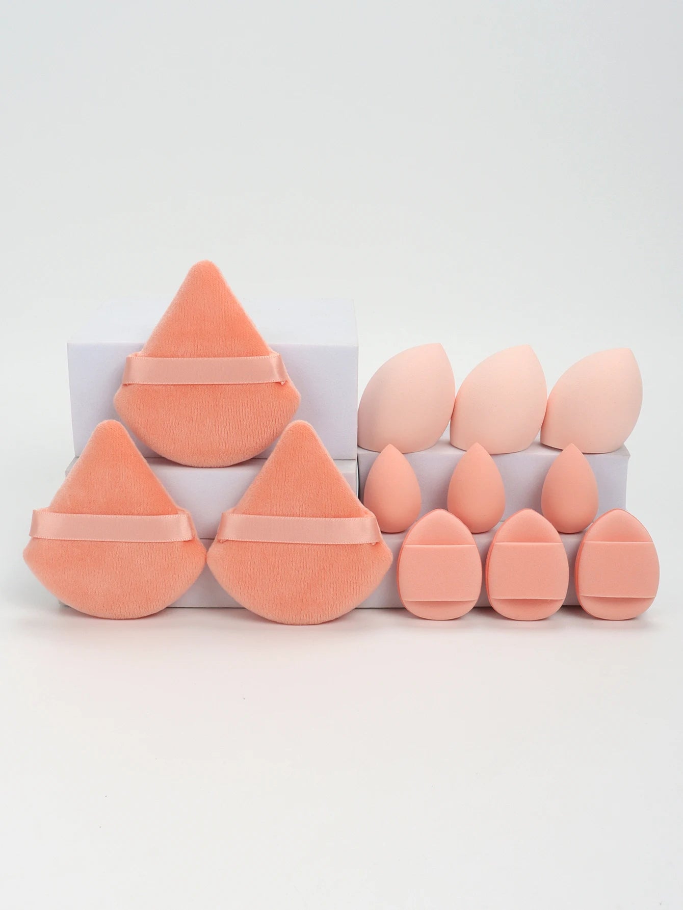 12 - Piece Makeup Sponge & Puff Set | Blender + Puff + Mini Combo - Katchy Vibez