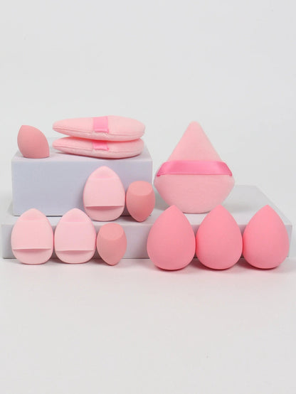 12 - Piece Makeup Sponge & Puff Set | Blender + Puff + Mini Combo - Katchy Vibez
