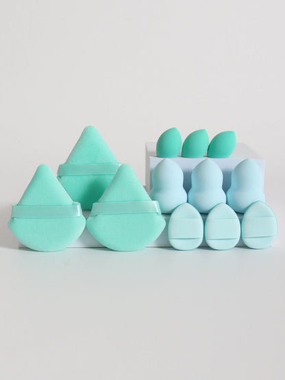 12 - Piece Makeup Sponge & Puff Set | Blender + Puff + Mini Combo - Katchy Vibez