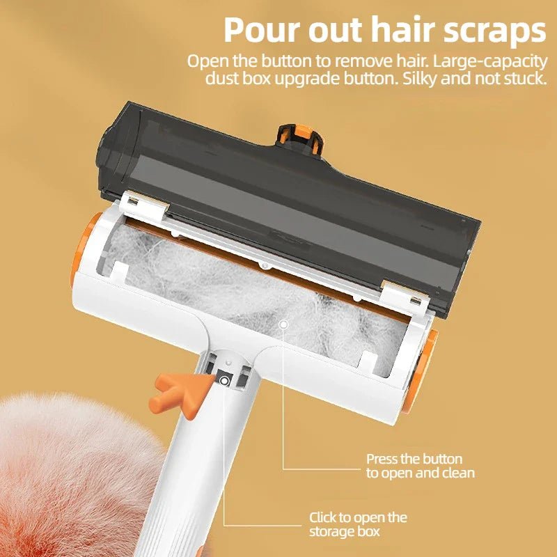 🔗2 - Way Pet Hair Remover Roller | Washable & Reusable Cleaner - Katchy Vibez
