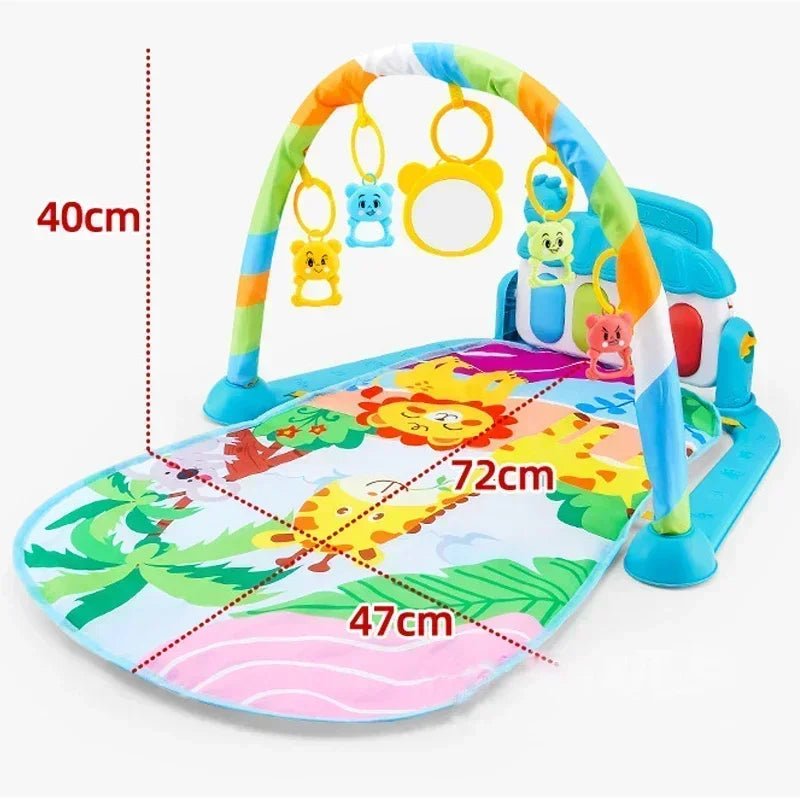 3 - in - 1 Baby Piano Play Gym Mat | Music, Lights & Development Toys - Katchy Vibez