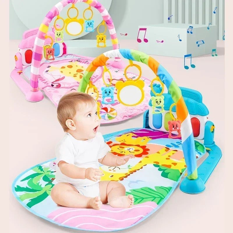 3 - in - 1 Baby Piano Play Gym Mat | Music, Lights & Development Toys - Katchy Vibez