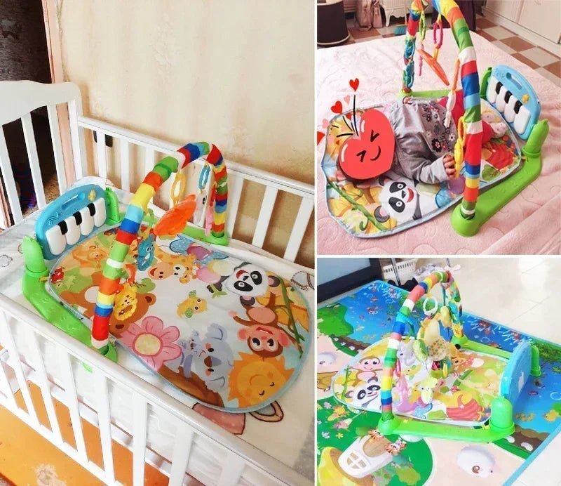 3 - in - 1 Baby Piano Play Gym Mat | Music, Lights & Development Toys - Katchy Vibez