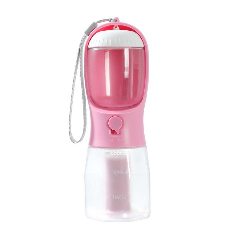 🔗3 - in - 1 Dog Water Bottle, Food Container & Poop Bags - Katchy Vibez