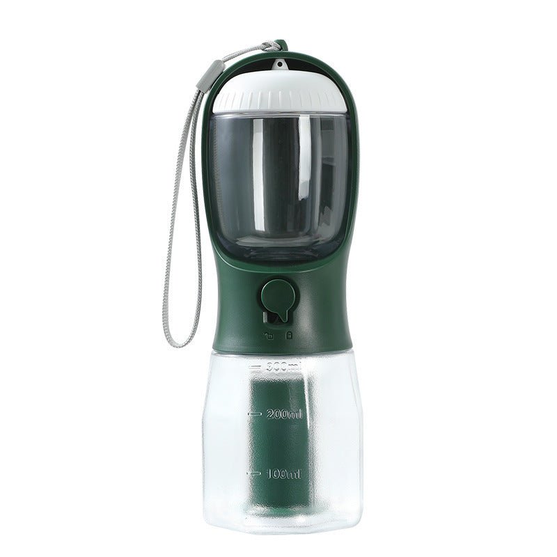 🔗3 - in - 1 Dog Water Bottle, Food Container & Poop Bags - Katchy Vibez