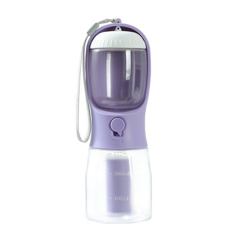🔗3 - in - 1 Dog Water Bottle, Food Container & Poop Bags - Katchy Vibez