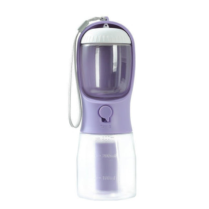 🔗3 - in - 1 Dog Water Bottle, Food Container & Poop Bags - Katchy Vibez