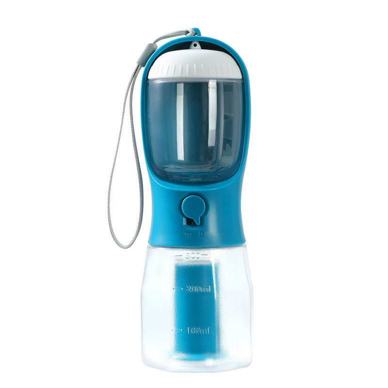 🔗3 - in - 1 Dog Water Bottle, Food Container & Poop Bags - Katchy Vibez