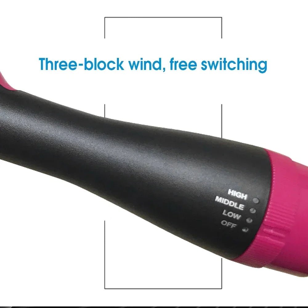 3 - in - 1 Hot Air Styling Brush | Dry, Straighten & Volumize in One Step - Katchy Vibez