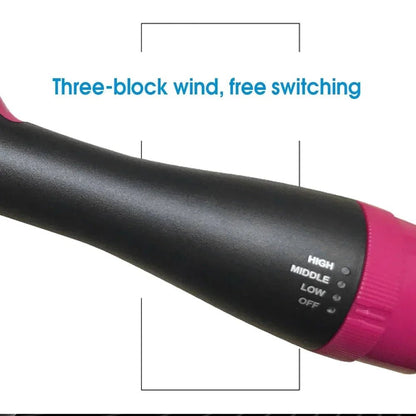 3 - in - 1 Hot Air Styling Brush | Dry, Straighten & Volumize in One Step - Katchy Vibez