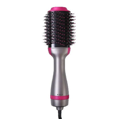 3 - in - 1 Hot Air Styling Brush | Dry, Straighten & Volumize in One Step - Katchy Vibez