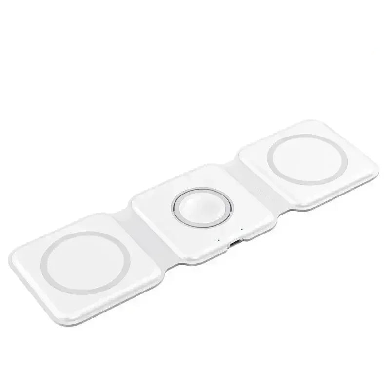3 - in - 1 Magnetic Wireless Charging Station for Phone, Watch & Airpods – ZapDock™ - Katchy Vibez