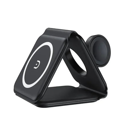 3 - in - 1 Magnetic Wireless Charging Station for Phone, Watch & Airpods – ZapDock™ - Katchy Vibez