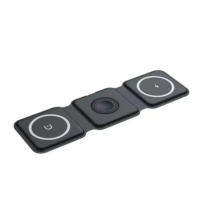 3 - in - 1 Magnetic Wireless Charging Station for Phone, Watch & Airpods – ZapDock™ - Katchy Vibez