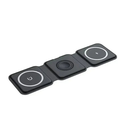 3 - in - 1 Magnetic Wireless Charging Station for Phone, Watch & Airpods – ZapDock™ - Katchy Vibez