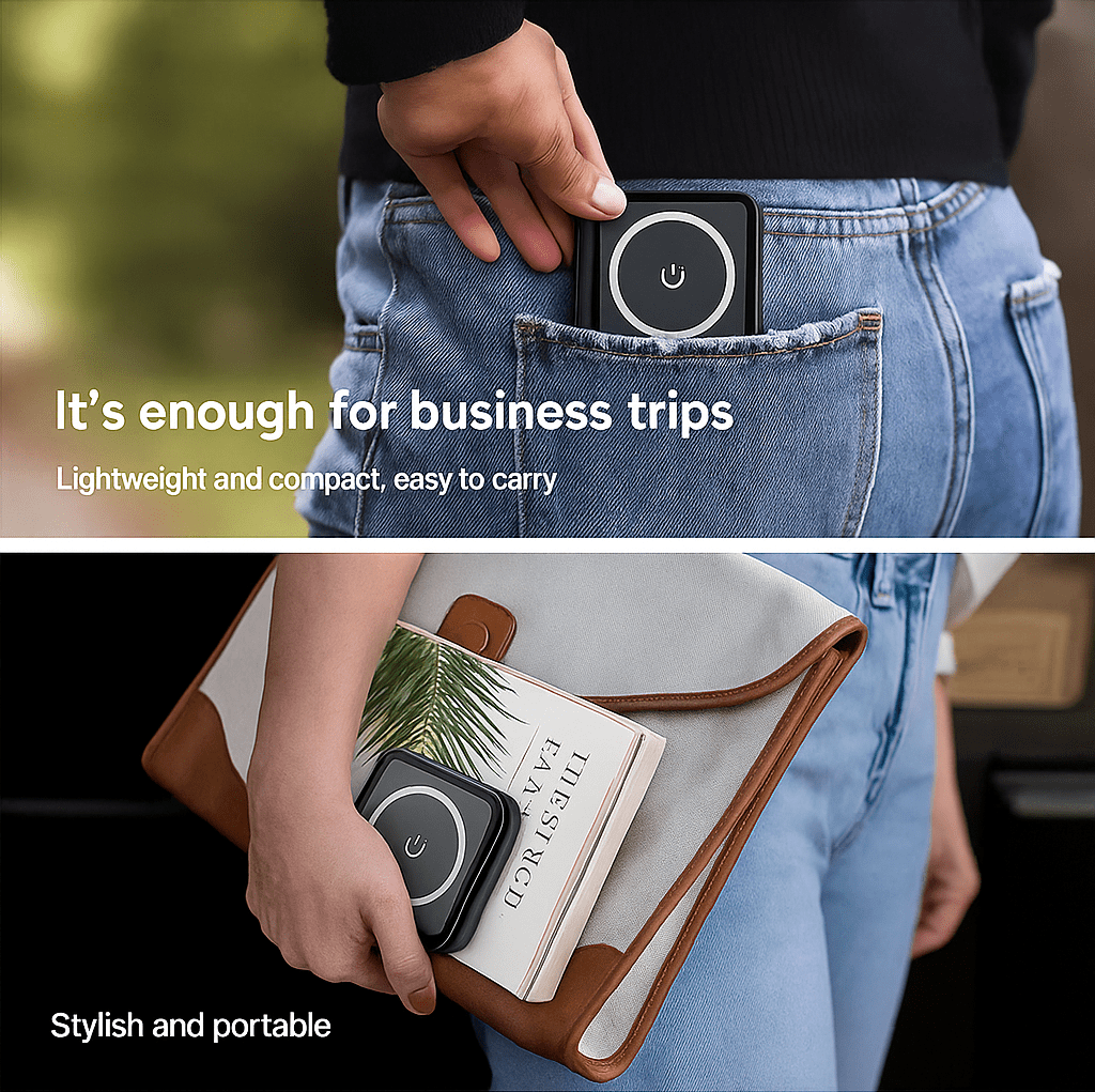 3 - in - 1 Magnetic Wireless Charging Station for Phone, Watch & Airpods – ZapDock™ - Katchy Vibez