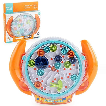 3D UFO Puzzle Maze | Transparent Rolling Ball Brain Teaser Toy - Katchy Vibez