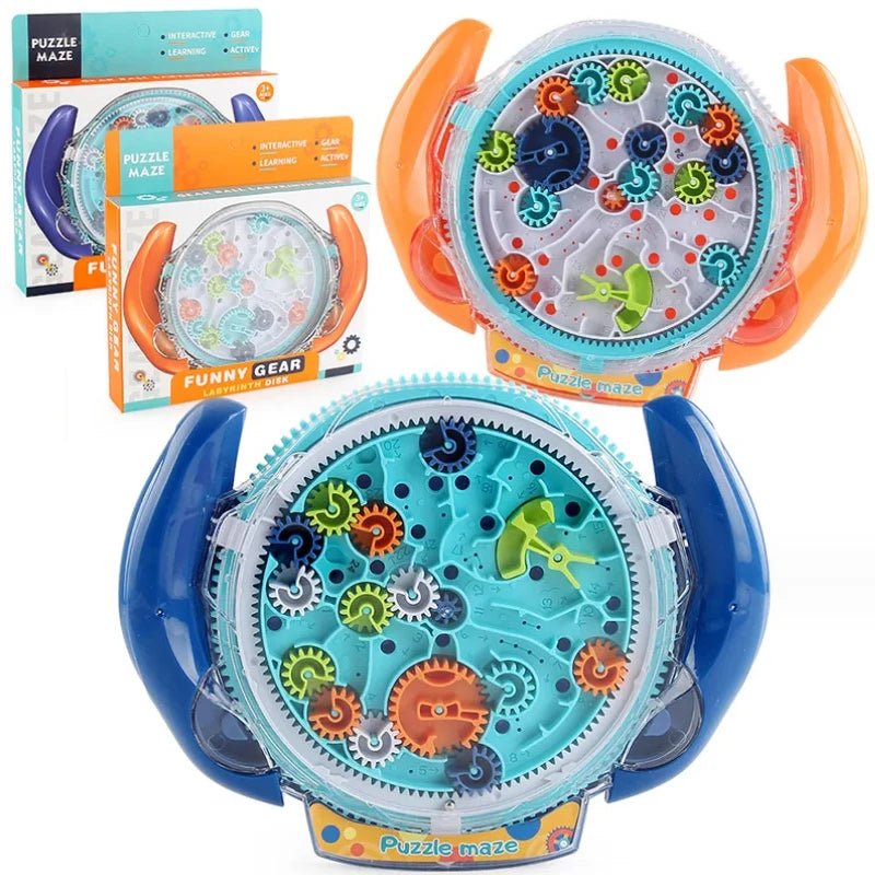 3D UFO Puzzle Maze | Transparent Rolling Ball Brain Teaser Toy - Katchy Vibez