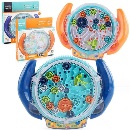 3D UFO Puzzle Maze | Transparent Rolling Ball Brain Teaser Toy - Katchy Vibez