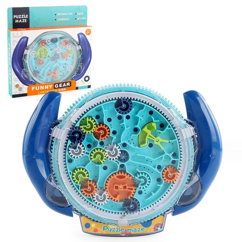 3D UFO Puzzle Maze | Transparent Rolling Ball Brain Teaser Toy - Katchy Vibez