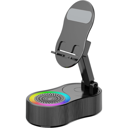 5 - in - 1 Bluetooth Speaker Phone Stand | Watch. Charge. Play. Anywhere. - Katchy Vibez