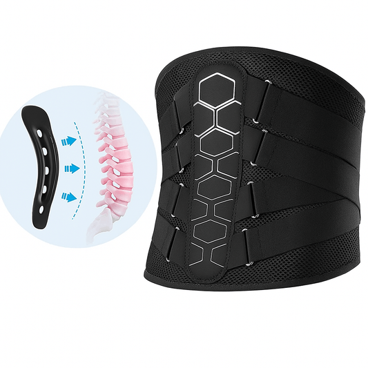 Adjustable Lumbar Support Brace for Lower Back Pain - Katchy Vibez