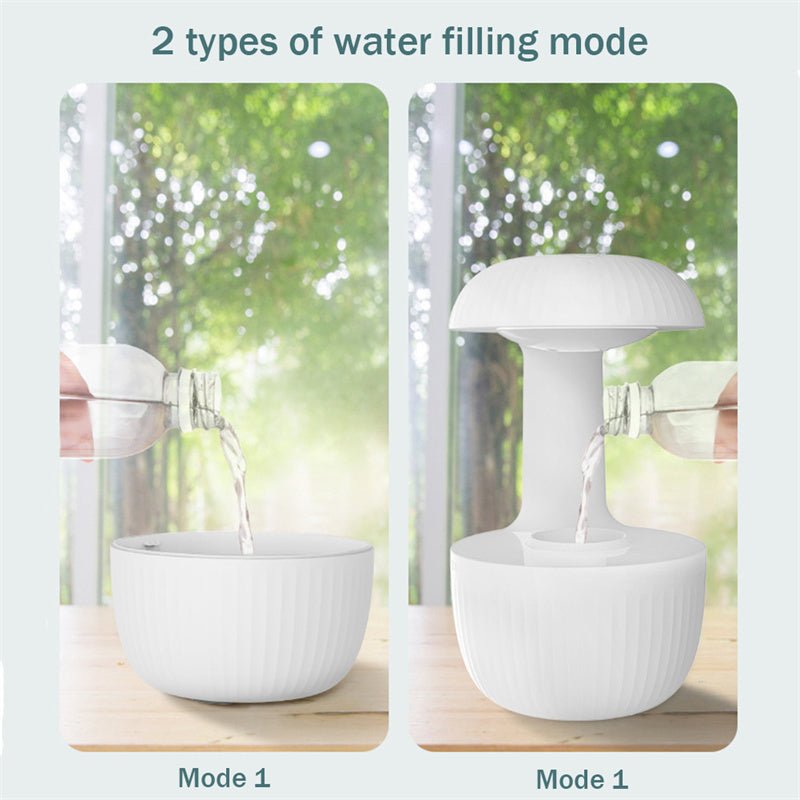 Anti - Gravity Water Drop Humidifier - Cool Mist & Quiet - Katchy Vibez