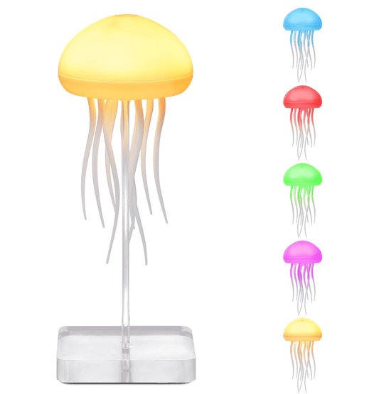 AquaDrift™ – Jellyfish LED Night Light Aquarium - Katchy Vibez