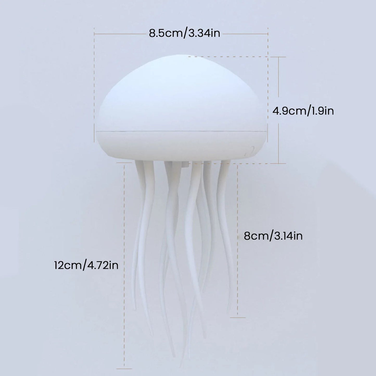 AquaDrift™ – Jellyfish LED Night Light Aquarium - Katchy Vibez